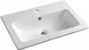 PRACTICO lavabo de meuble en céramique 60x40cm, blanc Voir les images du produit 1