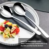 Salatbesteck Edelstahl, Salatbesteck 4er Set, Salatbesteck, Produktbild-Vorschau 5