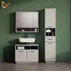 Badschrank Livinity Temo Grau/Anthrazit 38 x 190 cm mit Produktbild-Vorschau 2