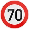 ORIGINAL Verkehrzeichen 70 KM/H Schild Nr. 274-70 Produktbild-Vorschau 1