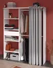 BARI Armoire non extensible blanc 1 tiroir - L 143,5 x P 48 Voir les images du produit 3