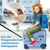 COSTWAY 2tlg Kinderkoffer + Rucksack, 12"+18" Kindertrolley Produktbild-Vorschau 5