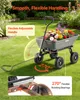 VEVOR Gartenwagen mit Kippfunktion, 181 kg Belastbarer Produktbild-Vorschau 5