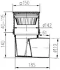 Seitlicher Abwassereinlauf D 110 mm, Trockenklappe, Produktbild-Vorschau 2