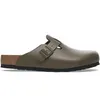 Birkenstock Boston Uni Sandalen Pantolette Leder Normale Produktbild-Vorschau 1