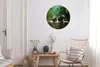 MuchoWow® Rundes Wandbild - Runde Bilder Elefant - Wasser - Produktbild-Vorschau 5