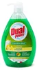 A bottle of Dual Power concentrated washing-up gel with lemon scent. Náhľad obrázku produktu
