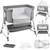 2 in 1 Beistellbett Babywiege Reisebett,Babybetten ab Produktbild-Vorschau 3