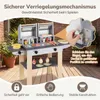 KOMFOTTEU Kinder Grill Spielzeug aus Holz, BBQ Produktbild-Vorschau 5