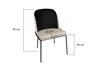 Skye Decor, Dore 145 V4, Stuhlset (4 Stück), Schwarz, 100 % Produktbild-Vorschau 10