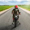 12V dětská elektrická motorka s pomocnými kolečky, černá Náhled obrázku produktu 2