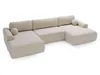GrainGold Ecksofa U-Form Savana - Ecksofa mit Produktbild-Vorschau 5
