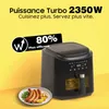 Friteuse à Air XXL 9L sans Huile avec 9 Programmes, Air Voir les images du produit 6