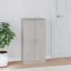 vidaXL Armoire à chaussures gris béton 55x35x108 cm Bois Voir les images du produit 2