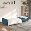 The Living Store Schlafsofa 2-Sitzer Blau Samt Produktbild-Vorschau 4