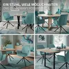 ML-Design 2x Esszimmerstuhl mit Arm-& Rückenlehne, Salbei, Produktbild-Vorschau 6