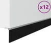 Spazzole per porte a vite 12 pcs Argento 100 cm Anteprima dell’immagine prodotto 1
