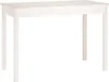 A white wooden dining table on a white background. Produktbild-Vorschau