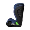 A side view of a blue and black child car seat against a white background. Náhled obrázku produktu