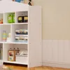 Scaffale bianco per bambini per giocattoli, libri e Anteprima dell’immagine prodotto 3