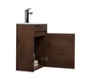 Badplaats Gäste-WC Waschtisch Set Sinta 40 x 22 cm Walnuss Produktbild-Vorschau 3
