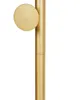 A close-up of a gold-colored coat rack hook. Náhled obrázku produktu