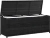 vidaXL Zahradní úložný box černý 150x50x60 cm z polyratanu Náhled obrázku produktu 3