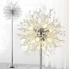 Moderne kristallen vloerlamp, 8-vlammige sierlamp met Productafbeelding-voorbeeld 1