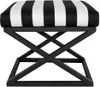 Taburet Capraz - Black, White, Černá, Bílá Náhled obrázku produktu 1