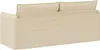 vidaXL Sofa Creme 196 x 82 x 85 cm Stoff Produktbild-Vorschau 6