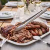 RÖSLE BBQ Grillzange 43 cm Edelstahl Grillzange Küchenzange Produktbild-Vorschau 3