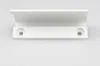 A white balcony door handle with two screw holes is shown against a white background. Produktbild-Vorschau
