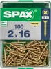 Lot de 100 vis acier tête fraisée pozidriv SPAX, Diam.2 mm Voir les images du produit 3