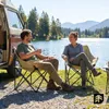 Campingstuhl Outdoor Klappstuhl mit Getränkehalter und Produktbild-Vorschau 6