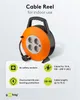 goobay Kabeltrommel orange/schwarz 15 m Produktbild-Vorschau 2