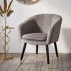 Sillón Paris Glam en gris y dorado: sillón tapizado con Vista previa de la imagen del producto 13