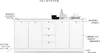 Credenza Landwood 52 colore bianco 4 ante e 4 cassetti Anteprima dell’immagine prodotto 6