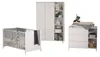 Babyzimmer-Set - Kreideweiß Nachbildung - 3-teilig Produktbild-Vorschau 1