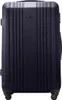 A dark blue, hard-shell suitcase shown from the front. Produktbild-Vorschau
