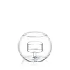 Wilmax Teelichthalter 10 x 8 cm Glas Transparent Produktbild-Vorschau 6