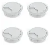 4er Set sossai Schreibtisch Kabeldurchführung 60mm in Grau Produktbild-Vorschau 1