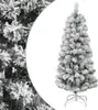 vidaXL Künstlicher Weihnachtsbaum Klappbar Beschneit 150 cm Produktbild-Vorschau 8