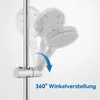 Auralum Duschstange 70cm, Edelstahl Brausestange mit Produktbild-Vorschau 7