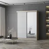 Kleiderschrank Schwebetürenschrank Schrank Schlafzimmer 150 Produktbild-Vorschau 5