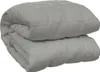 A folded gray weighted blanket is shown against a white background. Produktbild-Vorschau