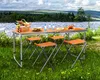 Aga Camping Klappset Orange Produktbild-Vorschau 4