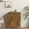 vidaXL Příborník kouřový dub 69,5x34x89 cm výrobek ze dřeva Náhled obrázku produktu 1