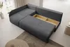 Ecksofa L-Form links Dunkelgrau – Modernes Schlafsofa mit Produktbild-Vorschau 8