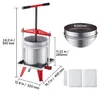 VEVOR Manuelle Beerenpresse 15 L aus Edelstahl, Weinpresse Produktbild-Vorschau 8