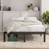 Plattform-Bettgestell Metall 36 cm 140x200 cm Schwarz Productafbeelding-voorbeeld
